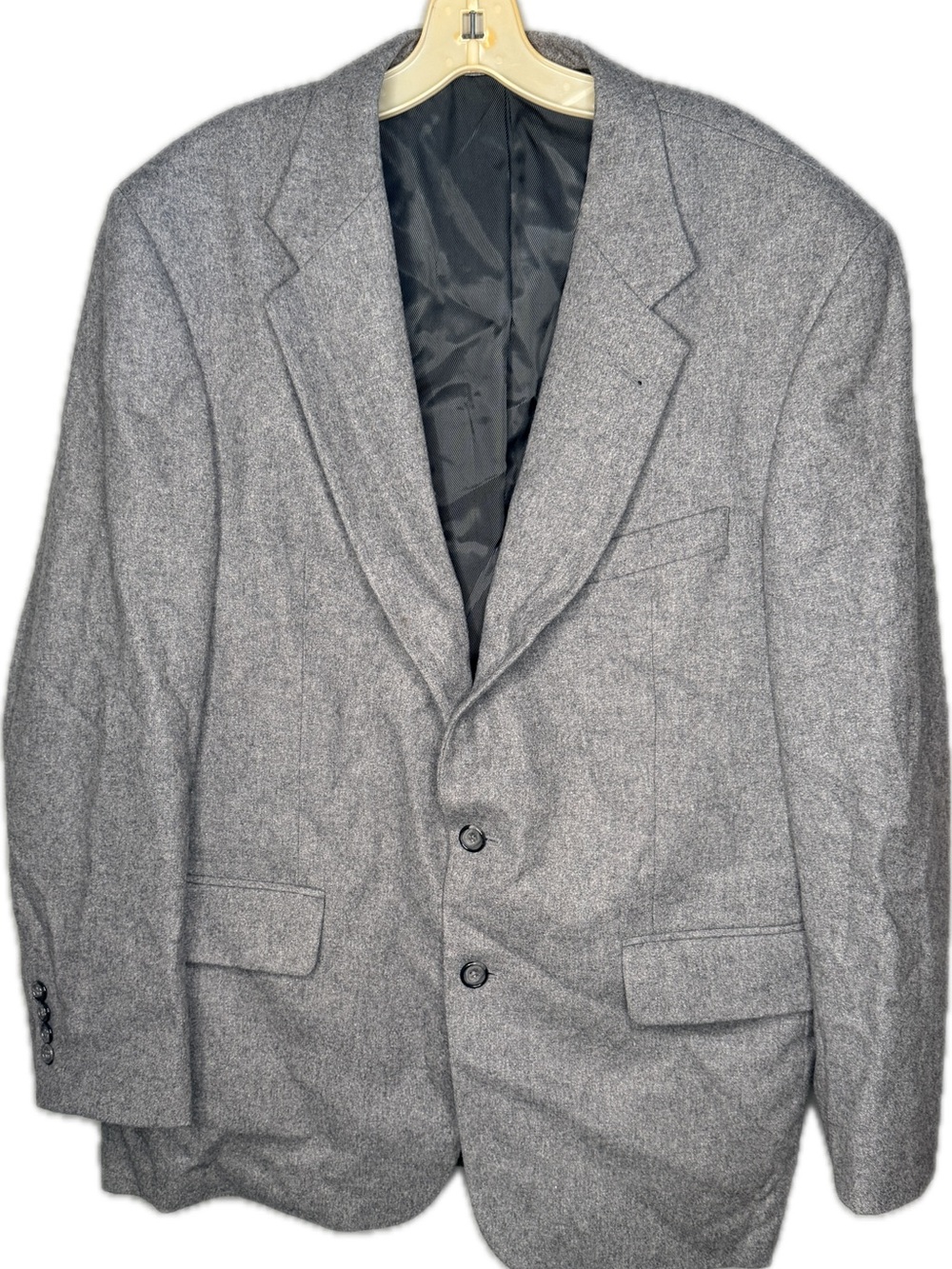 Vintage Oscar de la Renta Wool Cashmere Blend Blazer